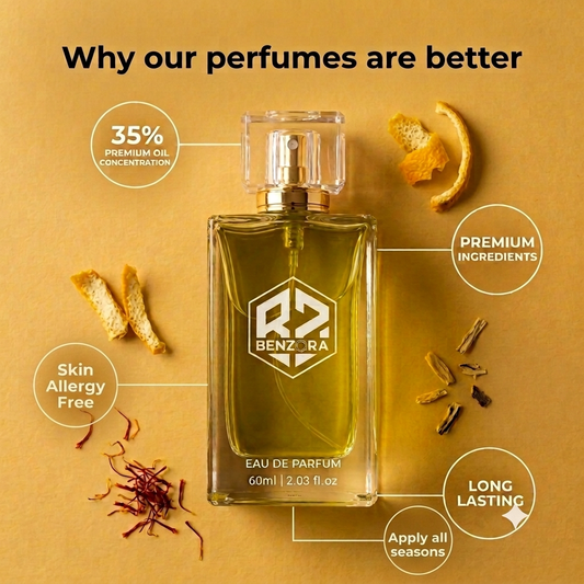 Benzora White Oud Eau de Parfum - 60 ml (Unisex)