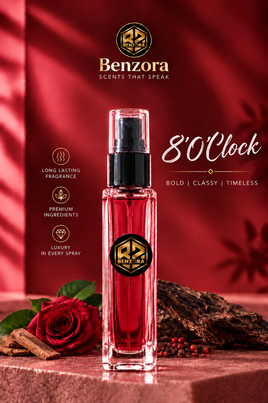 Benzora 8'O' Clock Eau de Parfum - 10 ml (Unisex)