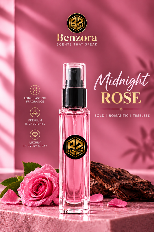 Benzora Midnight Rose🌹 Eau de Parfum - 10 ml (Female)